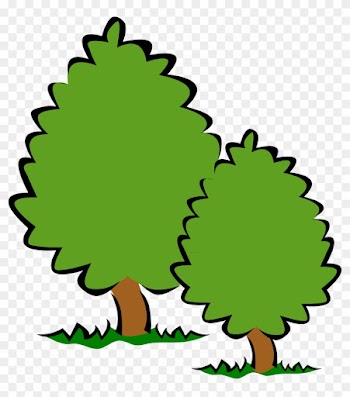 Tree Clipart Transparent Background - Big And Small Trees