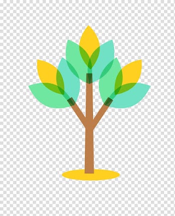 Tree , Colorful tree transparent background PNG clipart