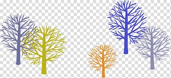 Tree Computer file, Autumn trees transparent background PNG clipart