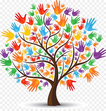 Tree Drawing Clip art - lend a helping hand 
