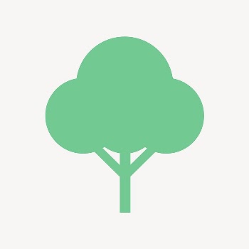 Tree, environment icon, green flat | Free Icons - rawpixel