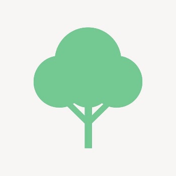 Tree, environment icon, green flat | Free Icons - rawpixel