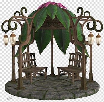 Tree, fairy lights transparent background PNG clipart