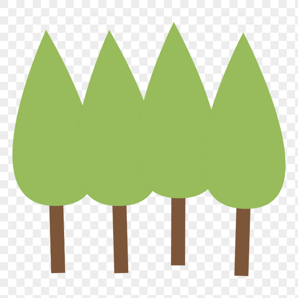Tree forest png sticker, botanical | Free PNG - rawpixel