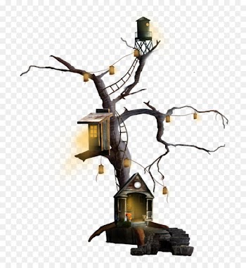 Tree Halloween Clip art - tree 