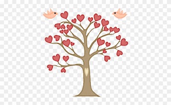 Tree Heart Cliparts - Tree Outline
