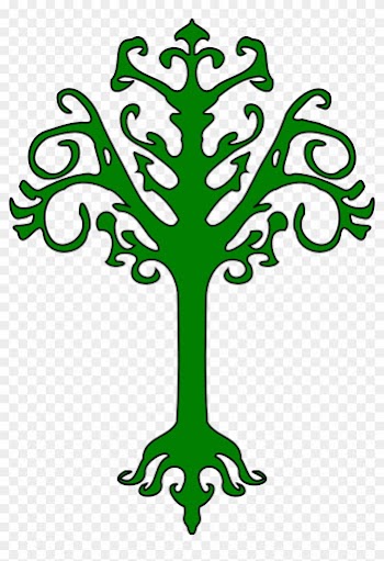 Tree Heraldic Symbol Design Png Image - Heraldic Tree Png