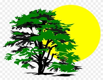 Tree House Clipart 26, - Tree And Sun Clip Art