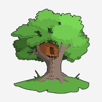 Tree house clipart illustration. Free | Free Photo - rawpixel