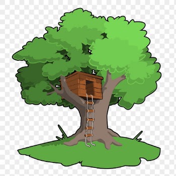 Tree house png sticker illustration, | Free PNG - rawpixel