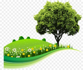 Tree Landscape Nature Drawing - kids background 