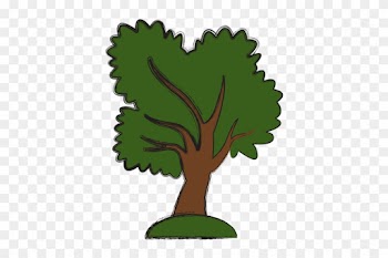 Tree Nature Symbol Vector - Little Boy At Park
