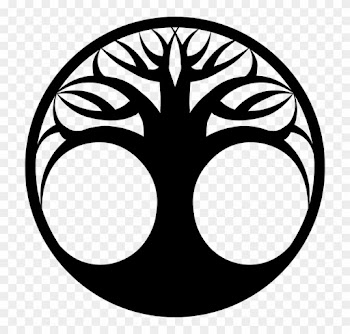 Tree Of Life Silhouette Black White Outline - Tree Of Life Silhouette