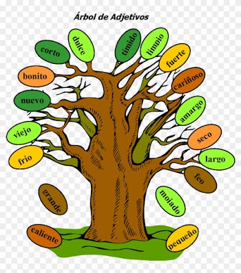 Tree Of Spanish Adjectives - Descriptive Words For Trees