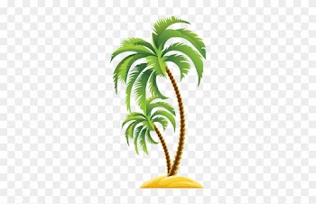 Tree - Palm Tree Throw Blanket