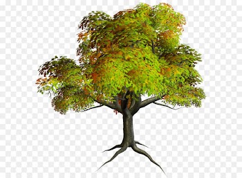 Tree Pixel Clip art - Autumn PNG Tree Clipart 
