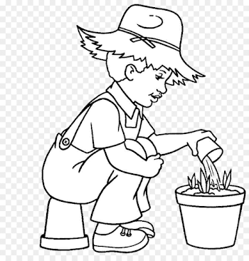 Tree planting Tree planting Arbor Day Drawing - Water flowers png ...