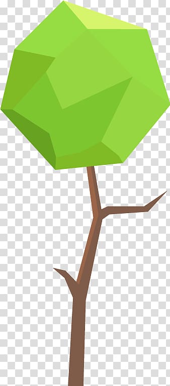 Tree Polygon ArtWorks, Section tree transparent background PNG clipart