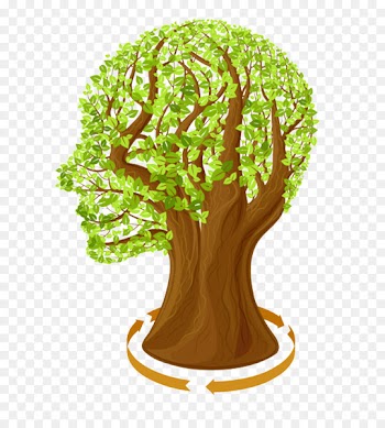 Tree Royalty-free Clip art - Creative human brain 