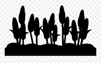 Tree Silhouette Font H&M -  