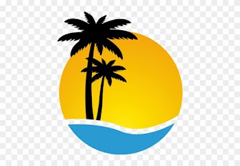 Tree Silhouette Free Vector Download Free - Palm Tree Sunset Vector