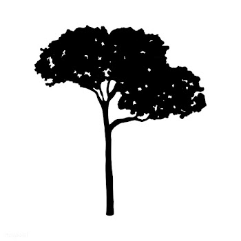 Tree silhouette on white background | Free stock vector - 488612