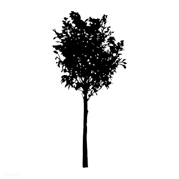 Tree silhouette on white background | Free stock vector - 488624