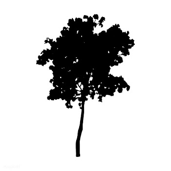 Tree silhouette on white background | Free stock vector - 488631