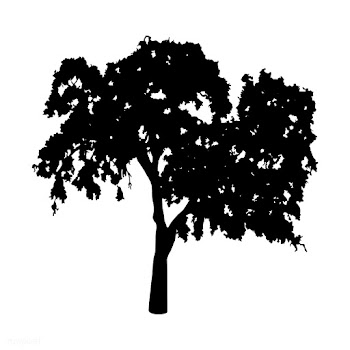 Tree silhouette on white background | Free stock vector - 488641