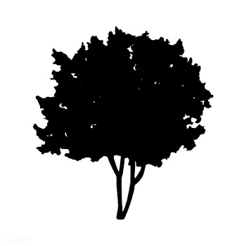 Tree silhouette on white background | Free stock vector - 488649