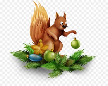 Tree squirrel Chipmunk Christmas ornament Christmas Day - squirrel 