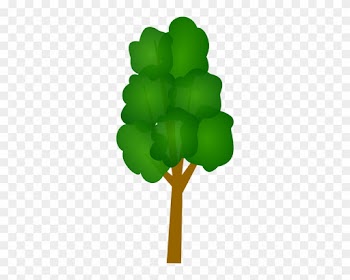 Tree Svg Clip Arts 282 X 593 Px - Long Tree Vector Png