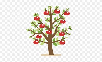 Tree Svg Cutting Files For Cricut Silhouette Pazzles - Apple Tree Clipart Transparent Background