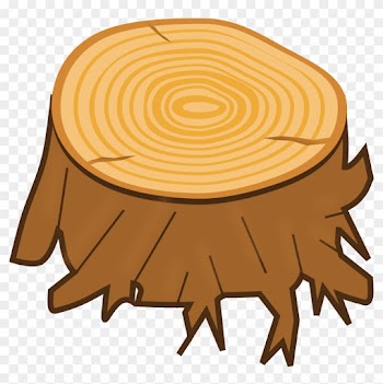 Tree Trunk Clip Art - Stump Clipart