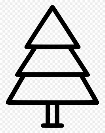 Tree Winter Nature Plant Park Comments - Colored Christmas Tree Template