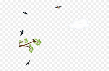Tree With Crows Cloud - Tree