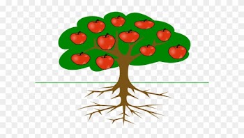 Tree With Fruits Clip Art