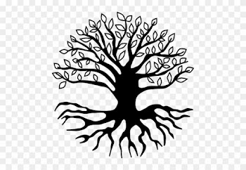 Tree With Root Public Domain Vectors - Tree Roots Clip Art