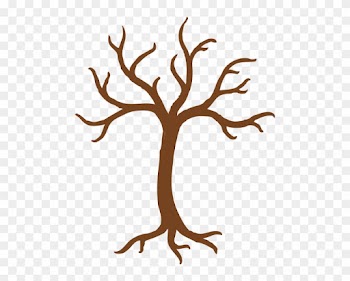 Tree With Roots Clip Art At Clker - Tree With No Leaves