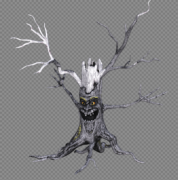 Tree With Scary Face transparent PNG - StickPNG