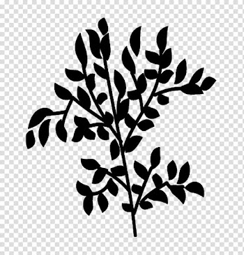 Trees and Twigs Brushes, black and white abstract painting transparent background PNG clipart