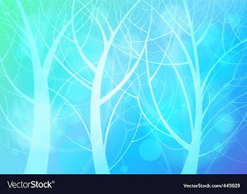 Trees background vector image