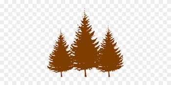 Trees, Conifers, Brown, Silhouette - Pine Tree Silhouette Vector
