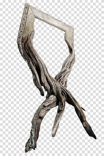 Trees In Frames s, gray wooden frame transparent background PNG clipart