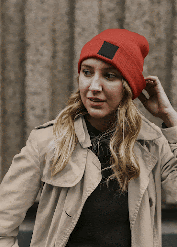 Trench coat & beanie mockup, | Free PSD Mockup - rawpixel