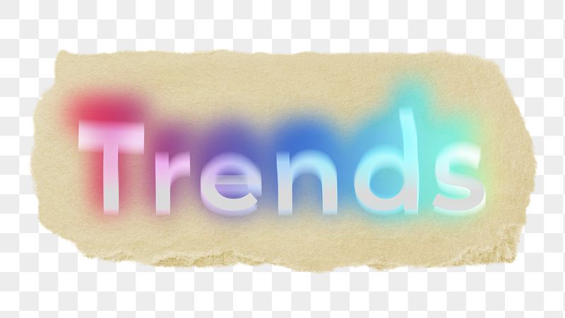 Trends png ripped paper word | Free PNG - rawpixel