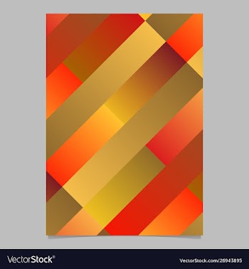 Trendy abstract geometrical diagonal rectangle vector image