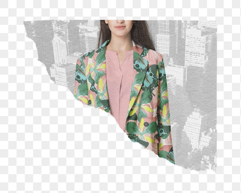 Trendy businesswoman png sticker, torn | Free PNG - rawpixel