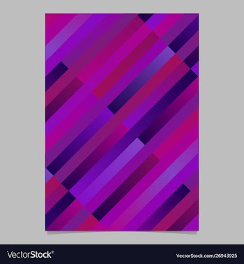Trendy geometrical colorful diagonal stripe flyer vector image