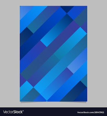 Trendy gradient abstract diagonal stripe poster vector image